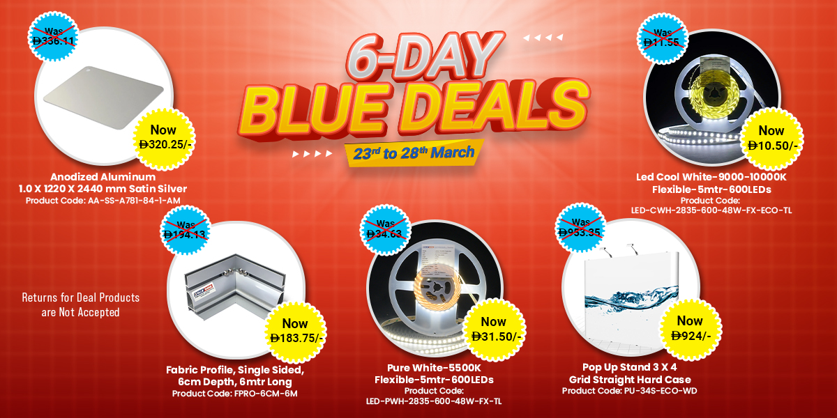 Six Day Blue Deals UAE JAN